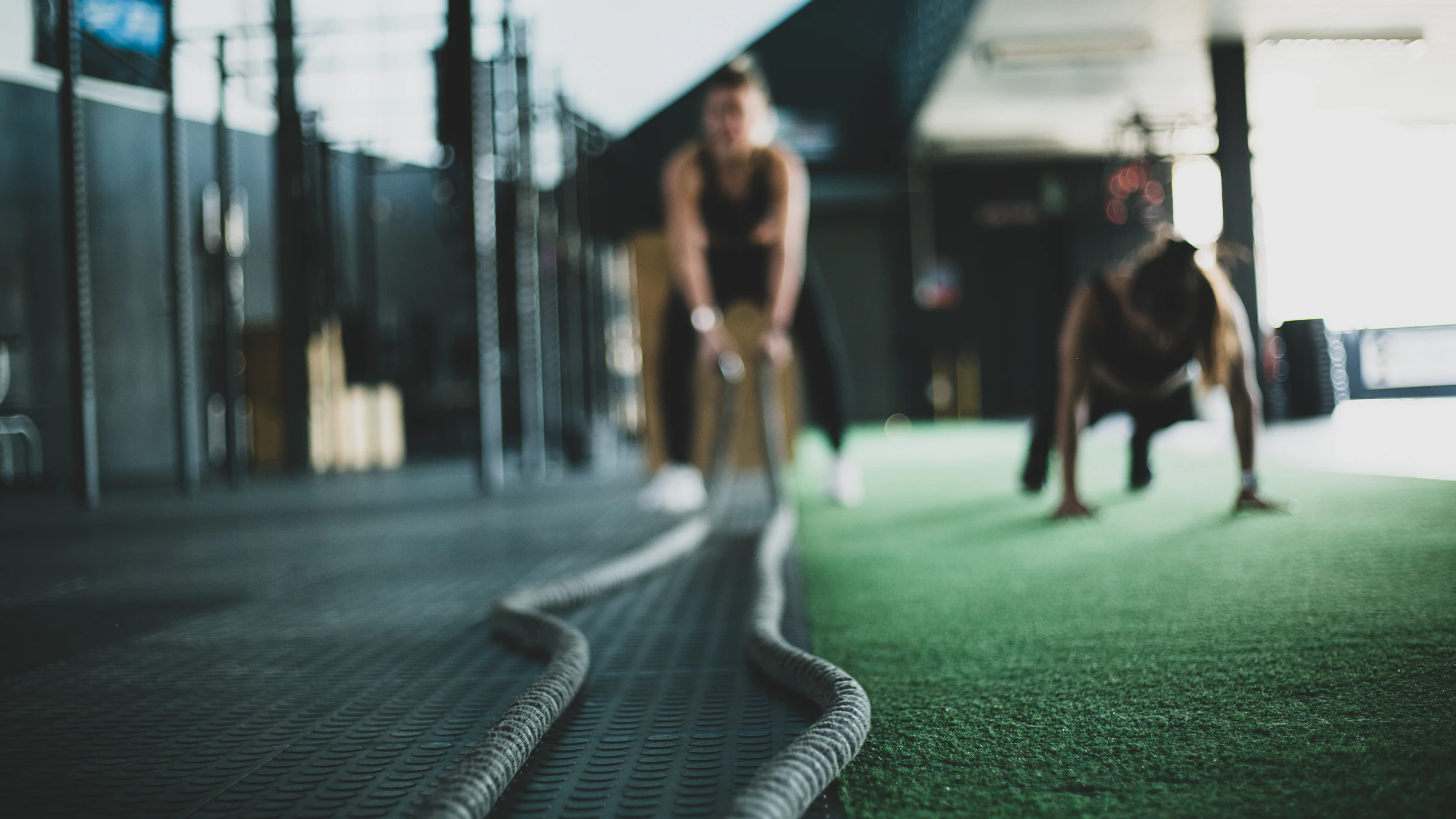 Functional training floor at Xavion Fitness Studio, Thindal, Erode